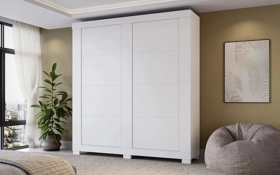 Guarda roupa helena 100% MDF _ 2 portas 