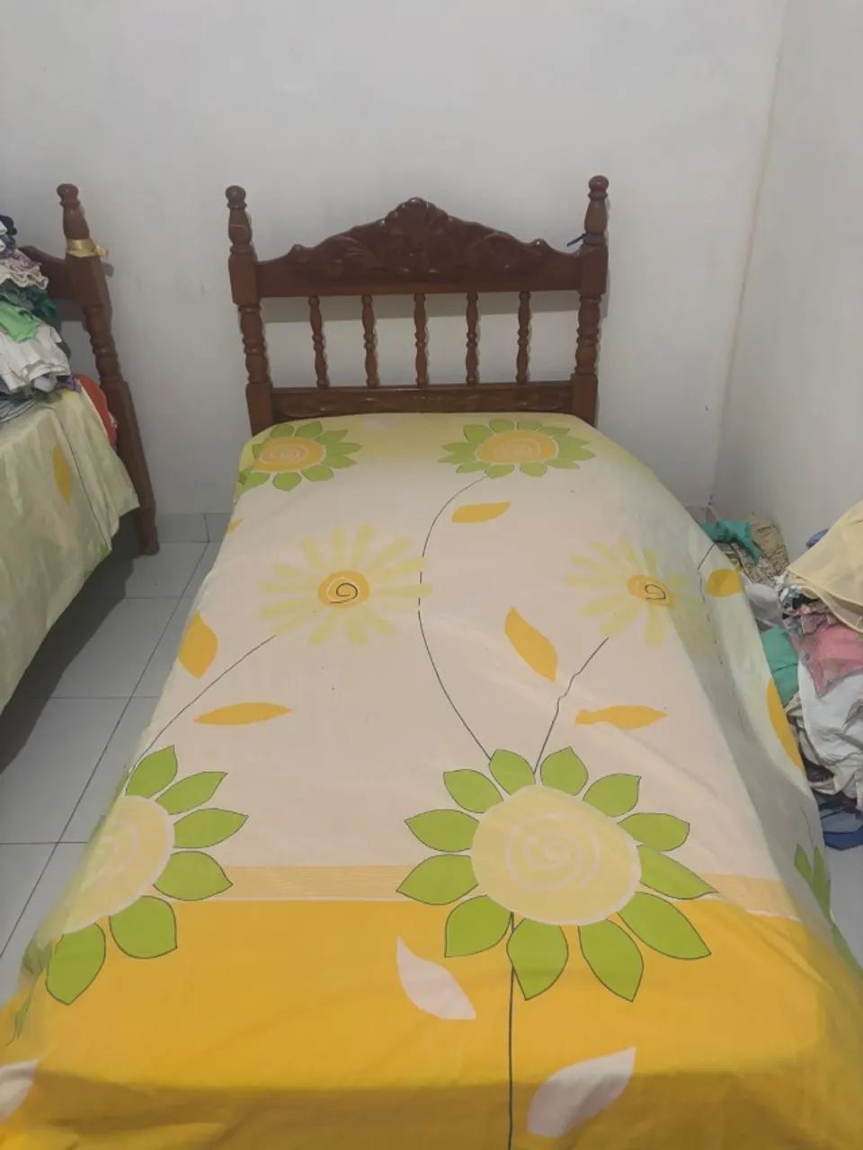 Cama de madeira + colchão  - Foto 4