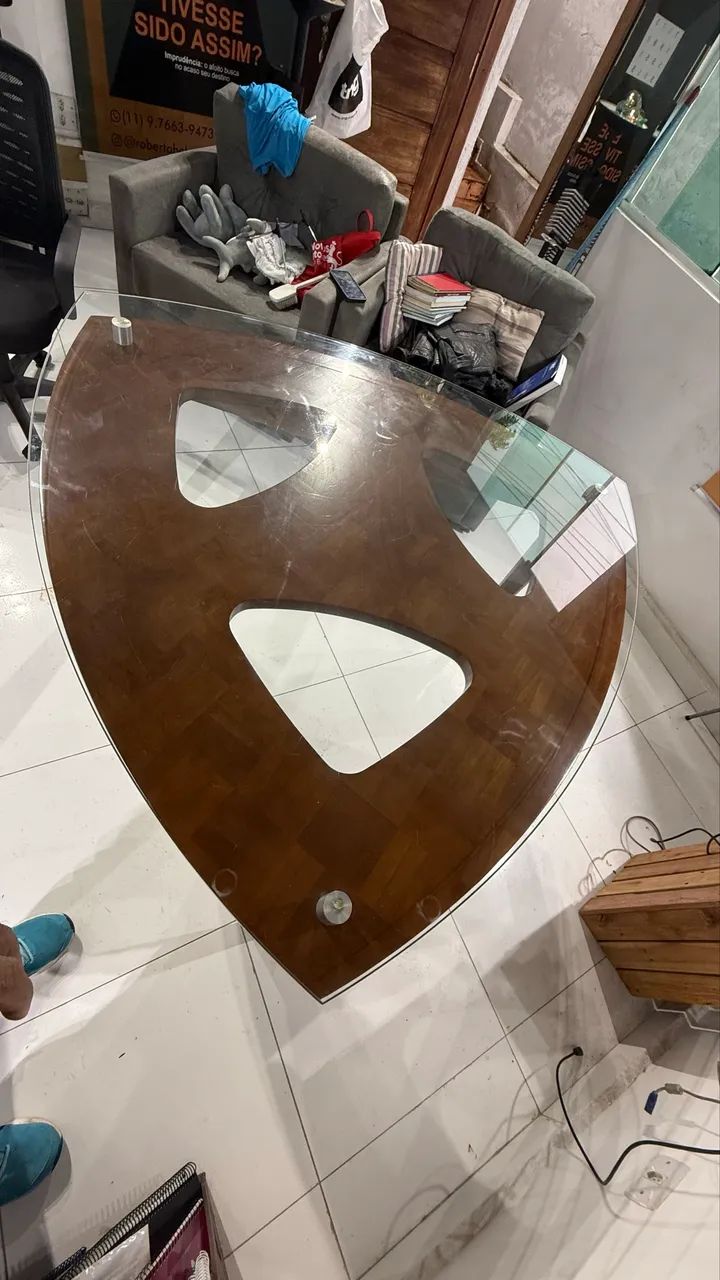 Mesa de vidro - Foto 4