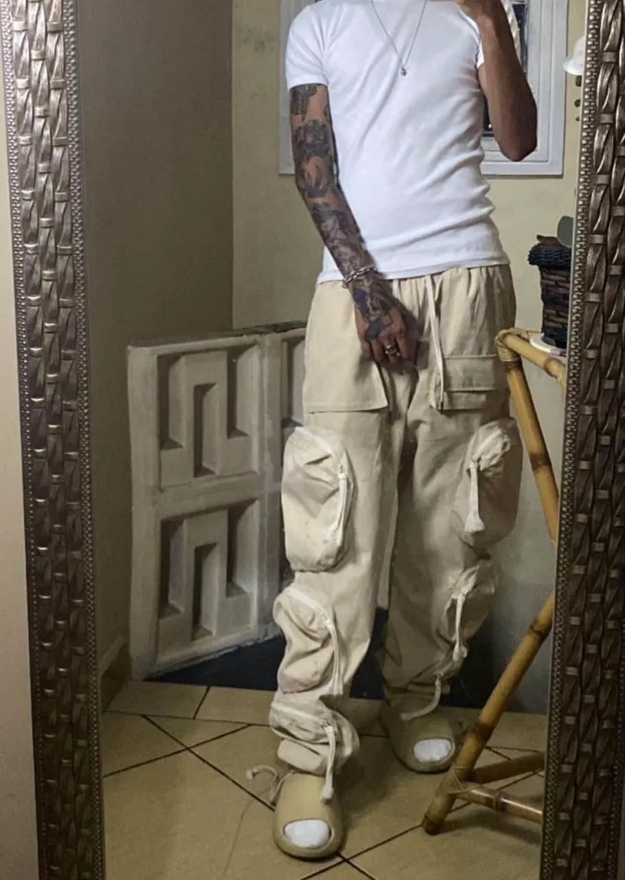 Calça cargo Bege Travis Scott  - Foto 2