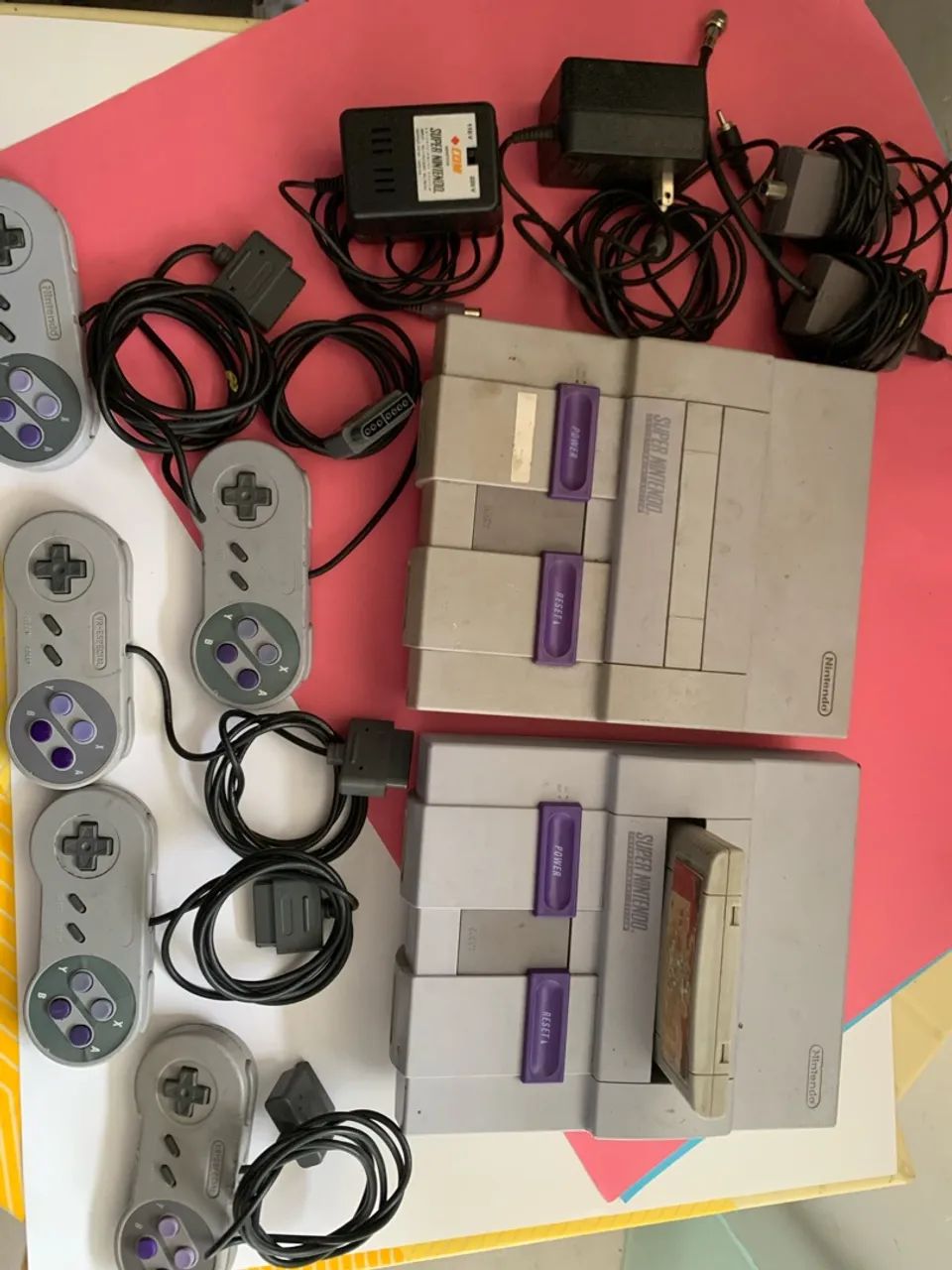 2 super Nintendo 