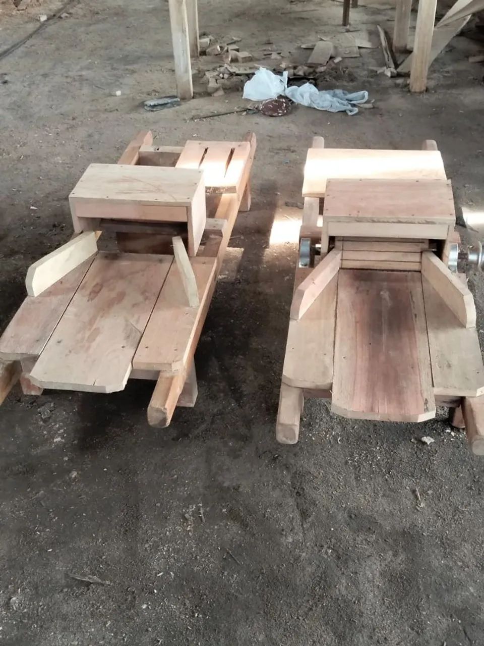 Bancada de caititu ralador de mandioca 