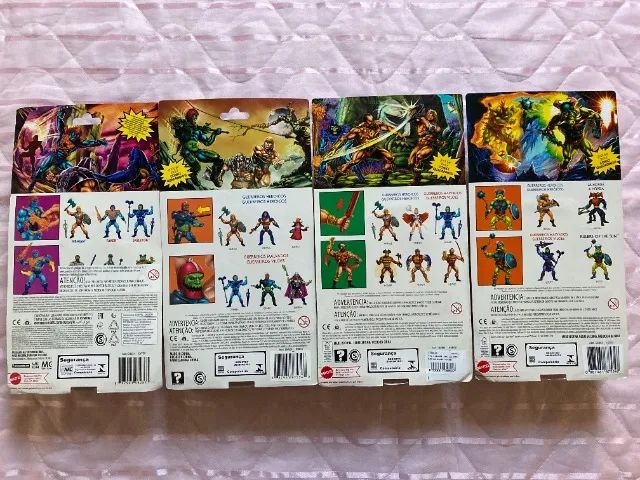 Lote com 4 Action Figures He-man and Masters of the Universe