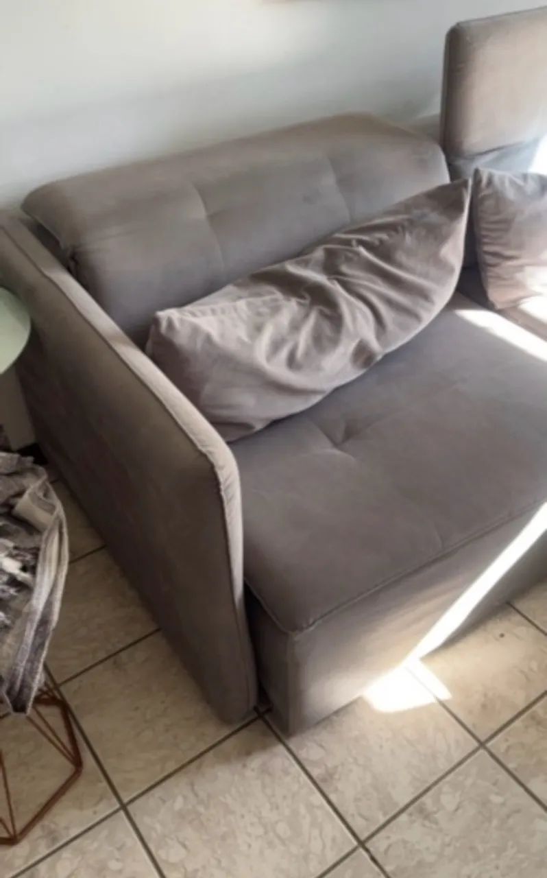 Sofá grande 3 módulos todos com chaise - Foto 4