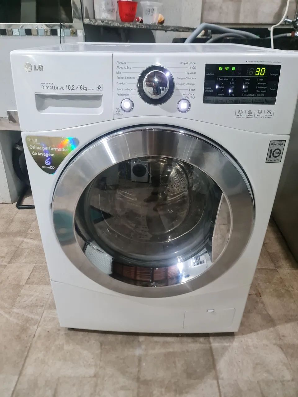Lava e seca 10 kg Lg - Foto 4