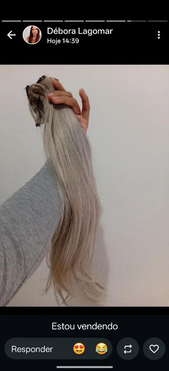 Mega hair loiro 100% humano - Foto 3