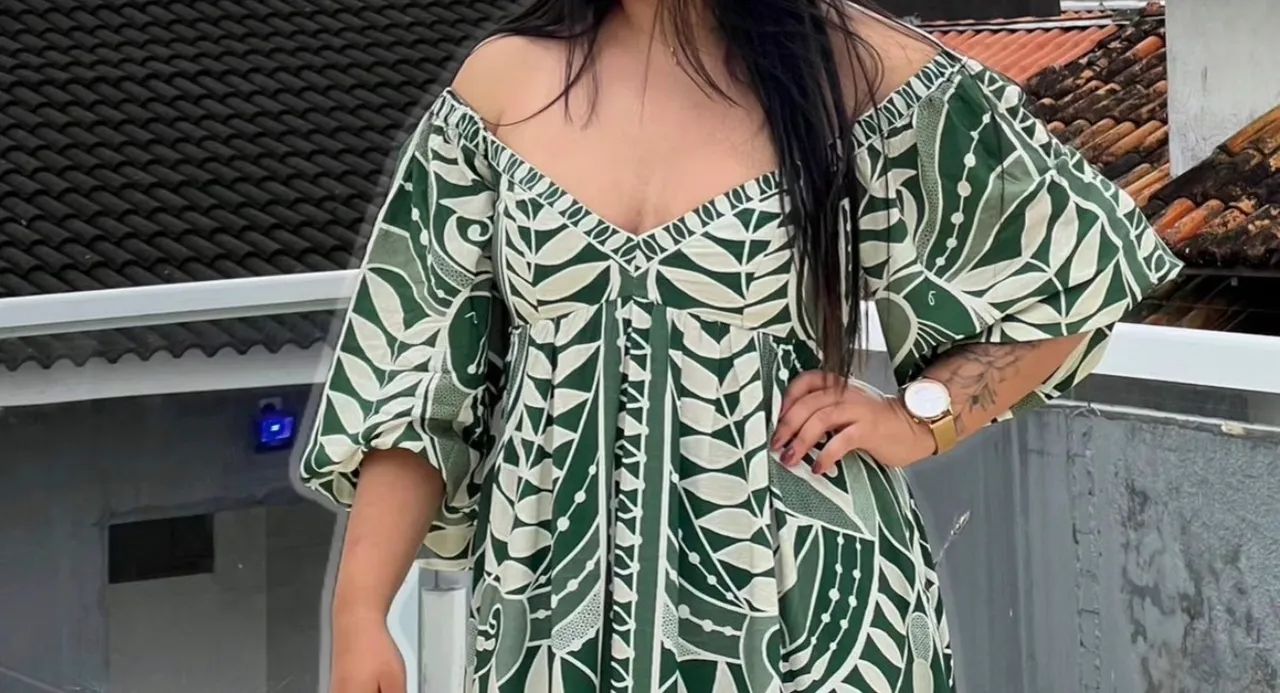 Vestido farm verde - Foto 2
