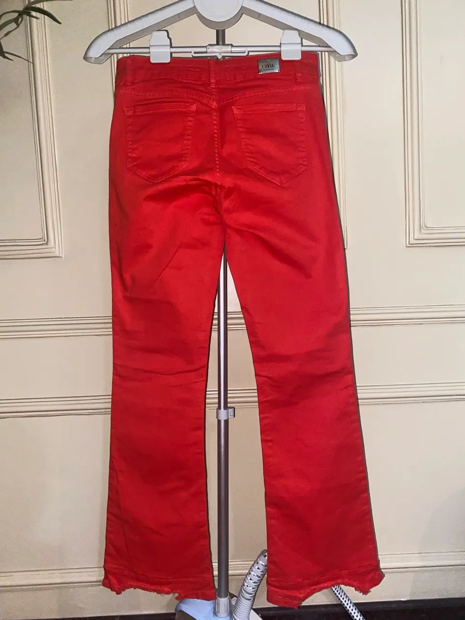 calça civil denim industry vermelha 40 - Foto 2