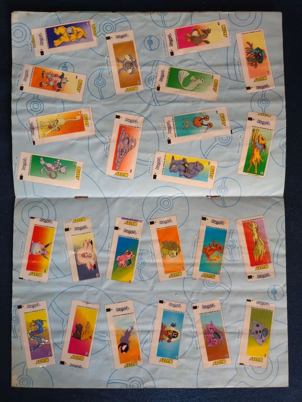 Álbum pokémon chicle de bola buzzy completo  - Foto 3