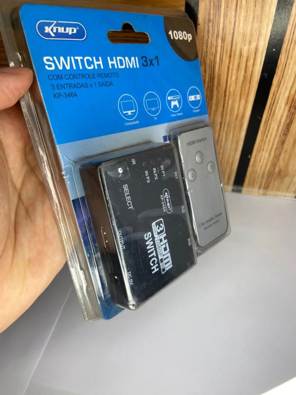 Switch hdmi 3x1 knup an4