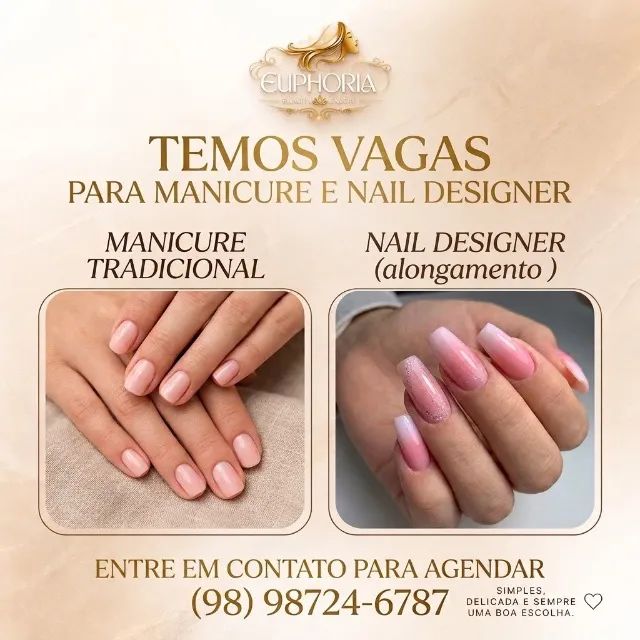 Vaga de emprego manicure 