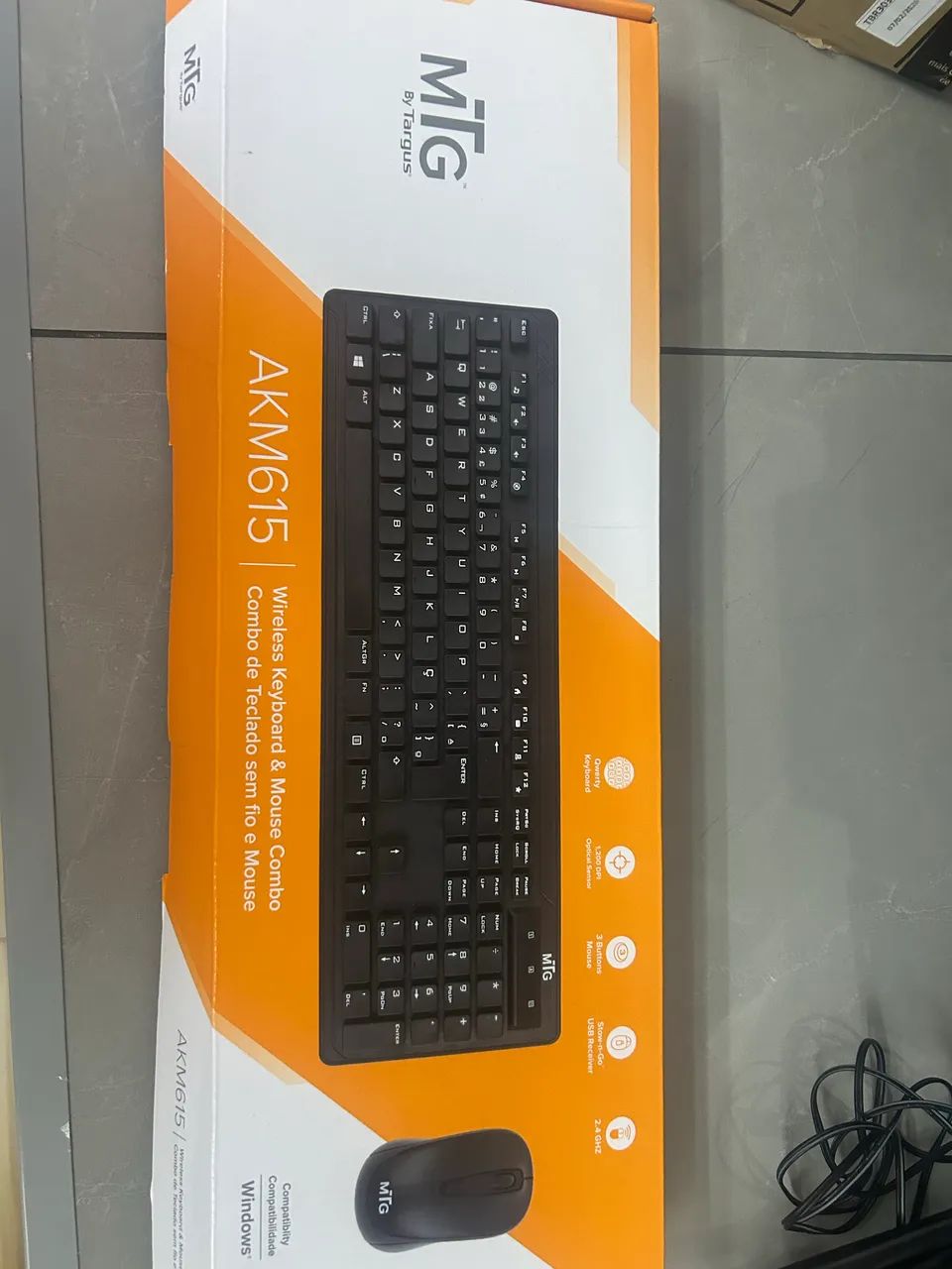 Kit teclado e mouse sem fio - Foto 2