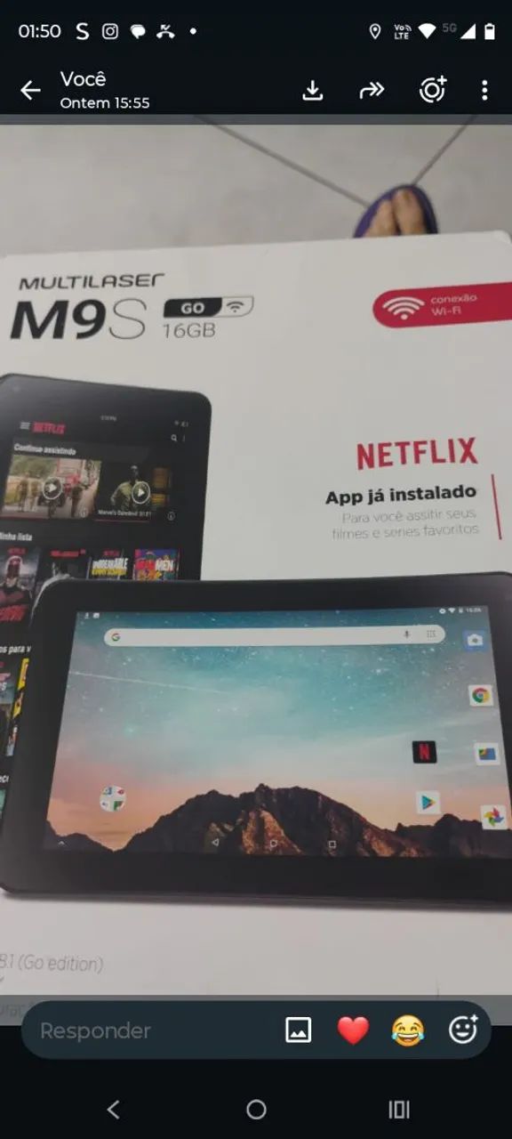 Tablete novo na caixa 9 "