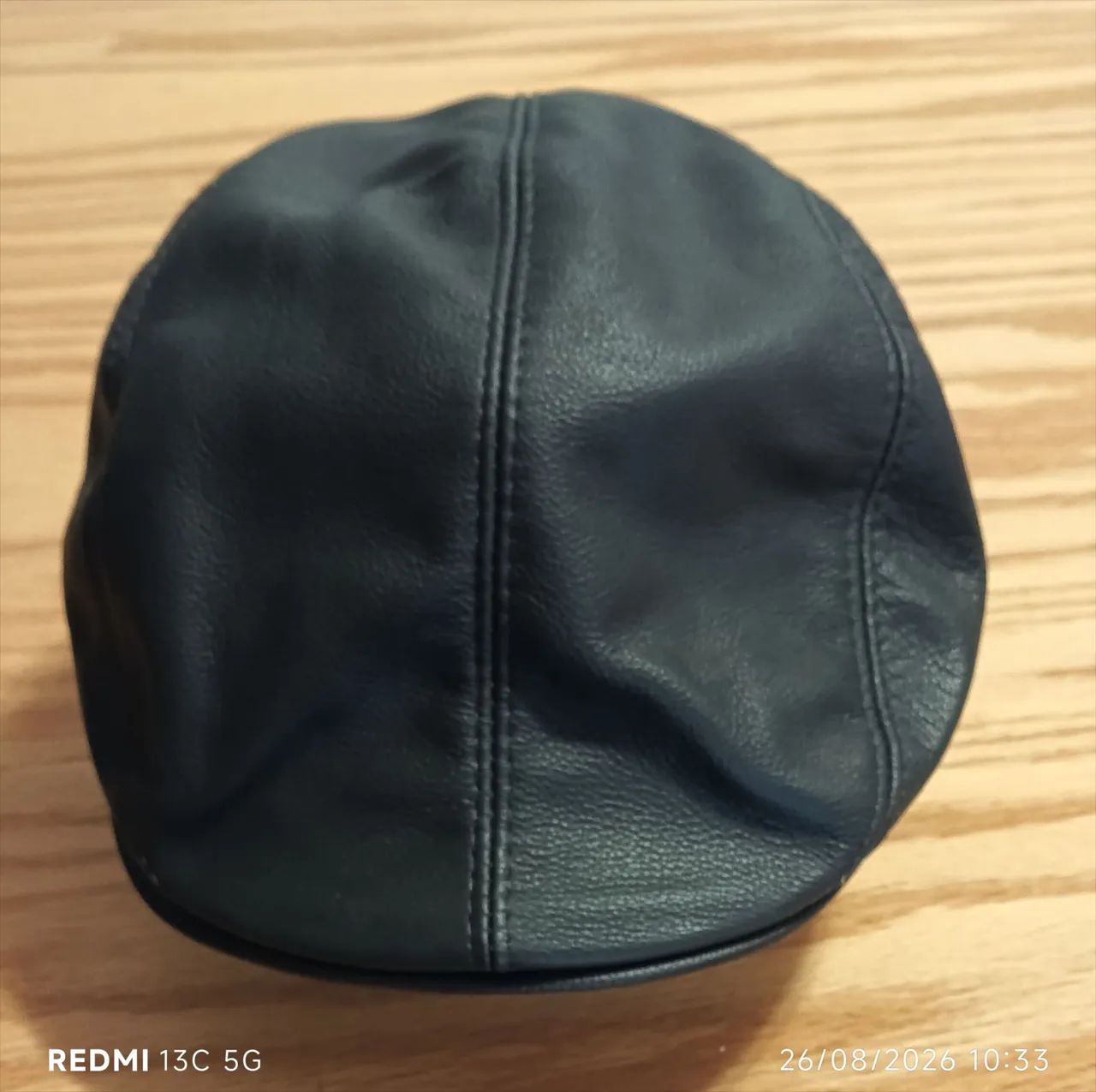 Boina masculina couro - nova