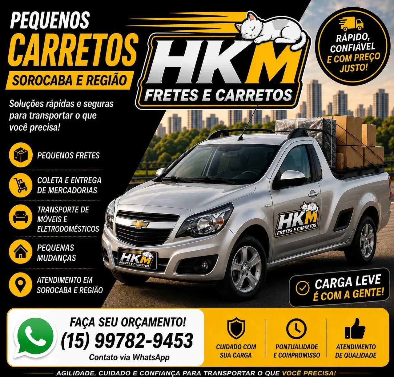 Fretes e Carretos de Montana | Rápido e Barato - Sorocaba e região.