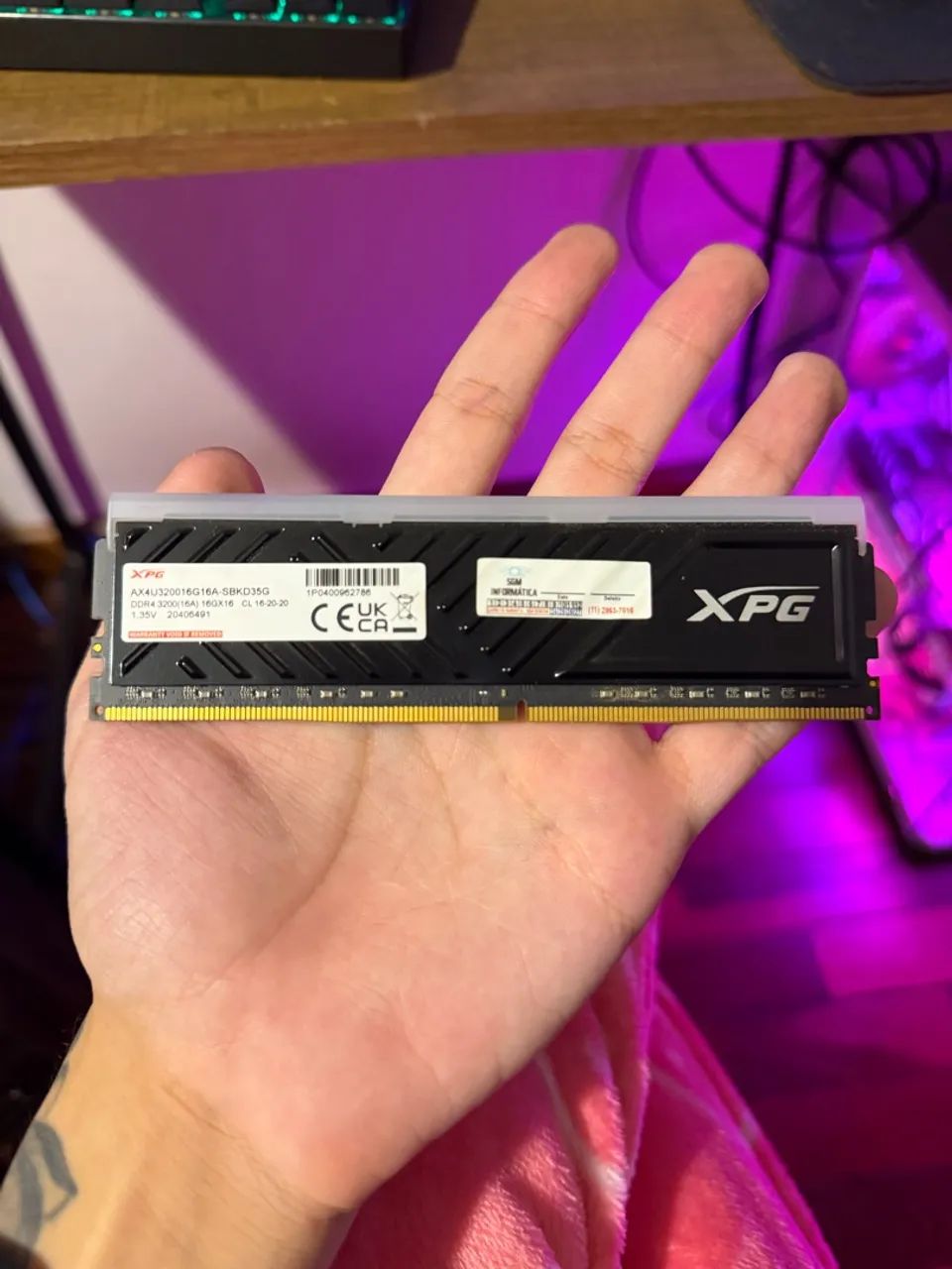 16G DDR4 3200Mhz XPG