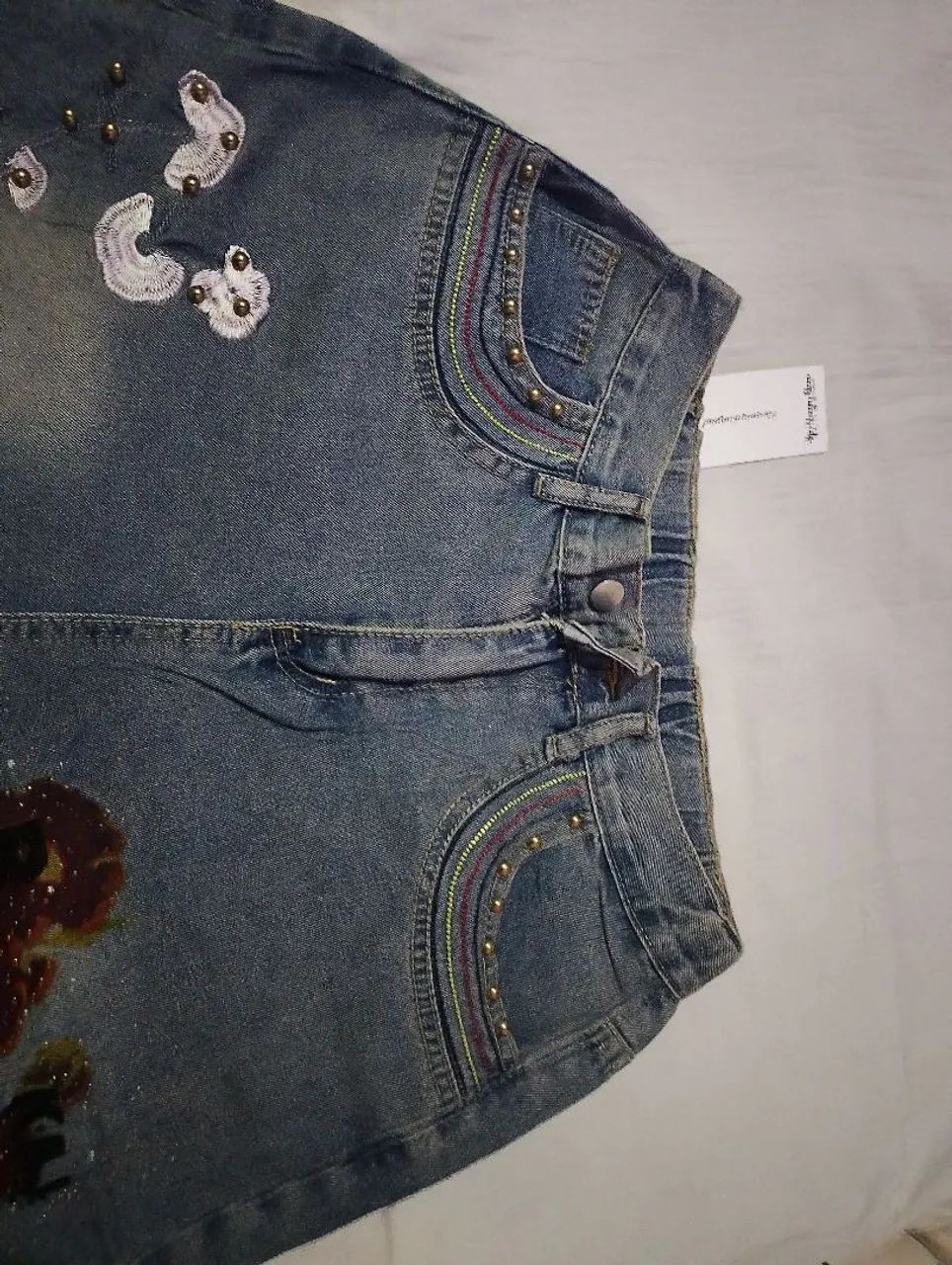 Calça Jeans Bordada  - Foto 2