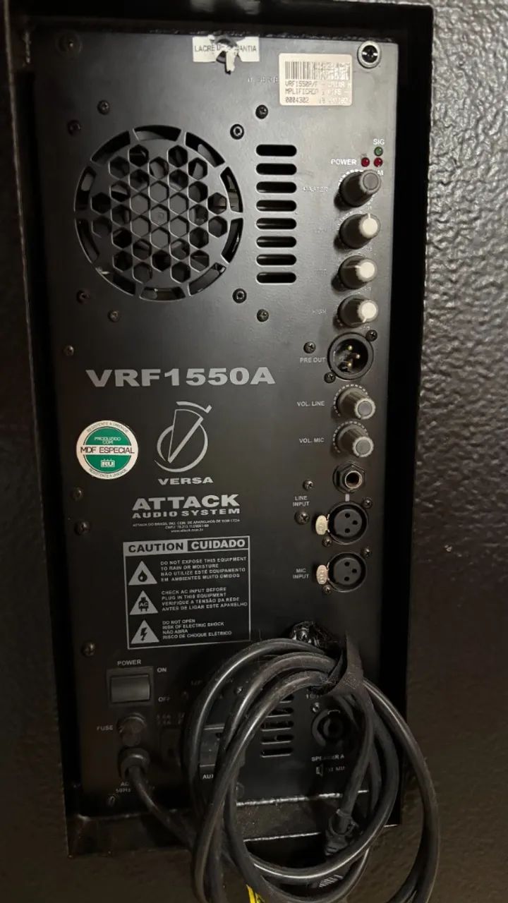 Caixa ativa Attack Audio System Versa VRF1550A - Foto 2