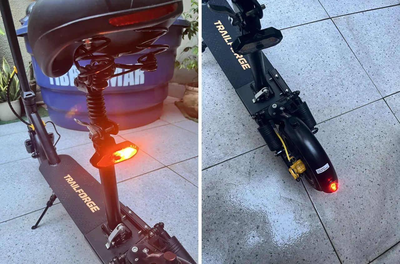 Patinete Elétrico Trailforge T1 800W - COMPLETÍSSIMO, 2 meses de uso, com nota fiscal - Foto 2