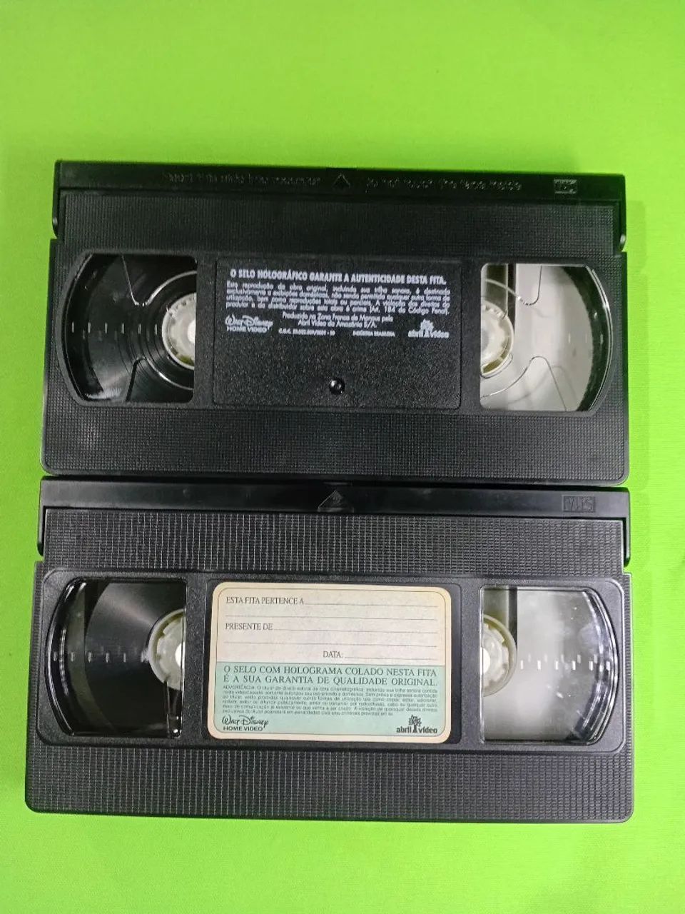 Lote 2 VHS Disney Aladdin e Alice - Foto 3