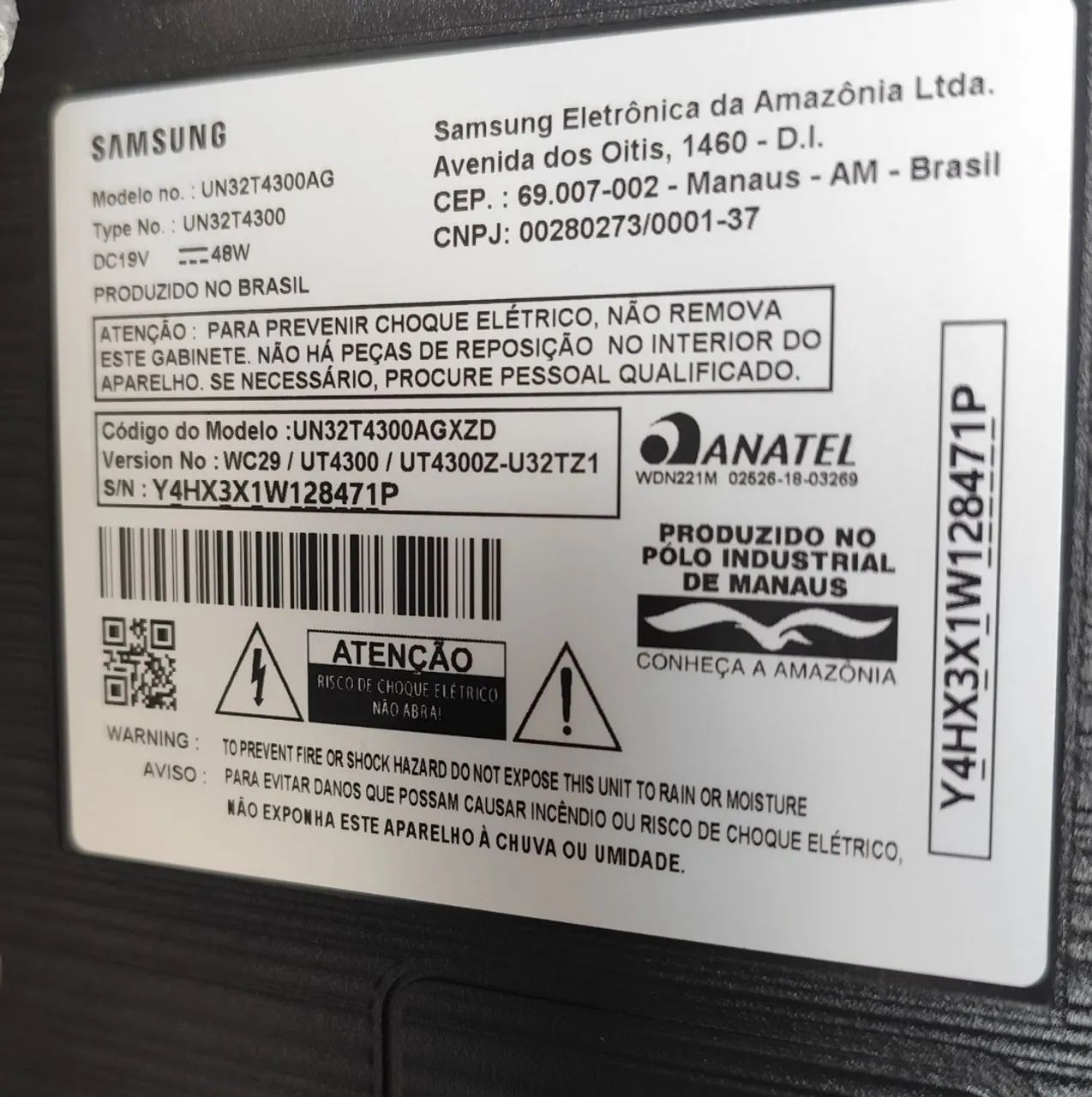 Tv Samsung 32 com defeito  - Foto 2
