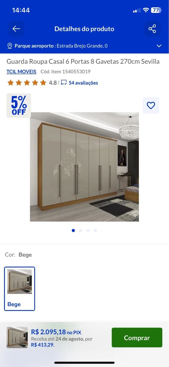 Guarda roupa 