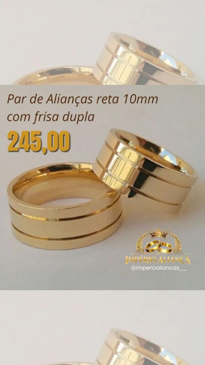 Belas alianças de moedas antigas  - Foto 3