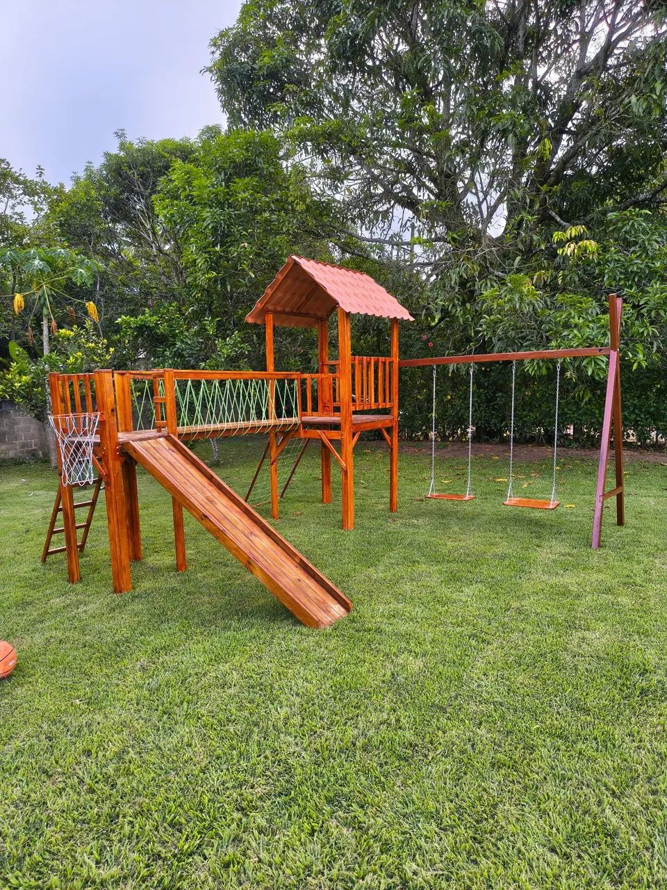 Playground do Tarzan com cesta de basquete  - Foto 5