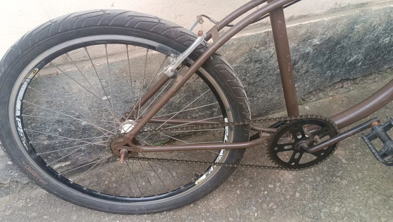 Bicicleta Praiana -  Cor Marrom - Foto 4