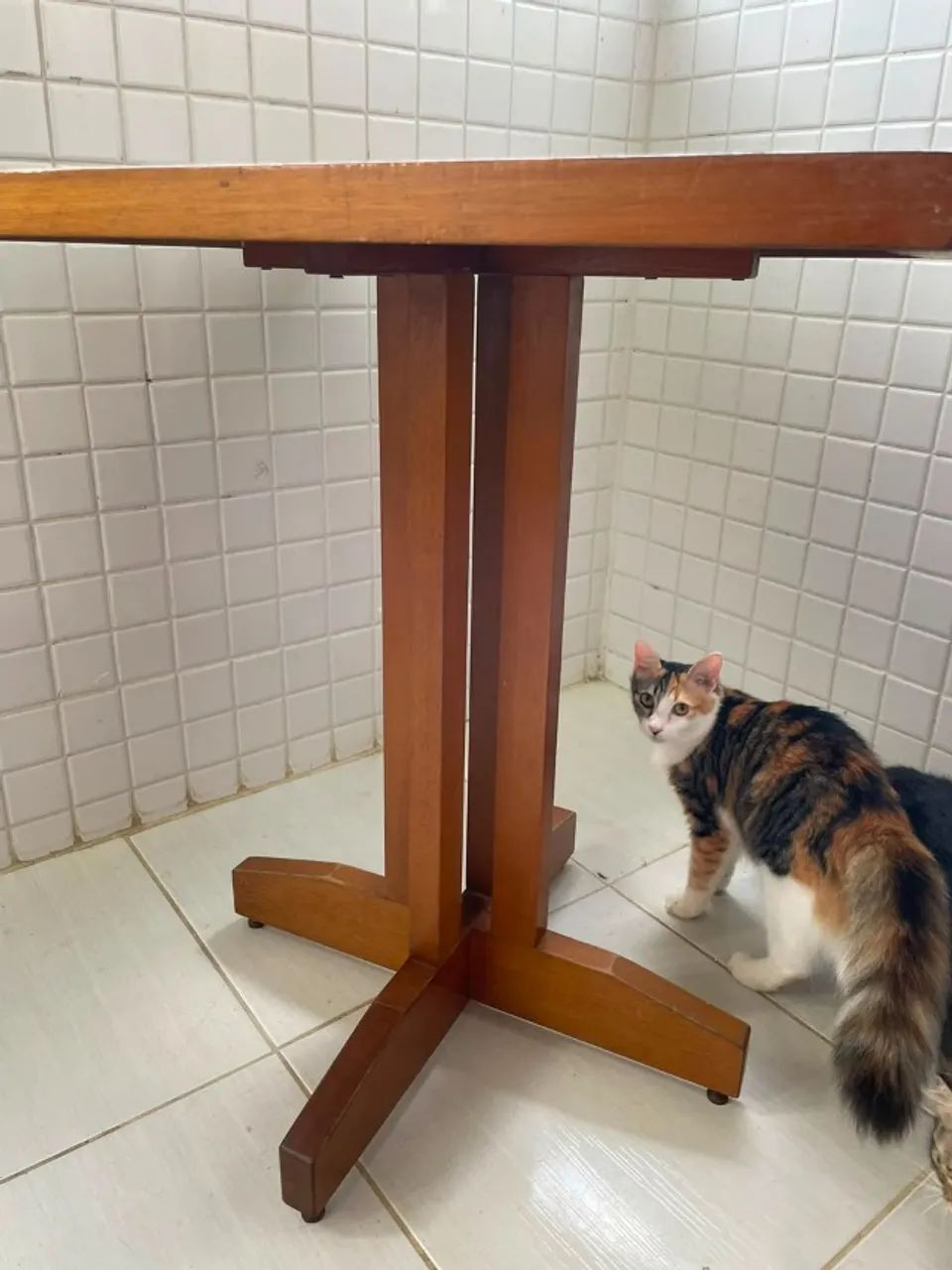 Mesa de Madeira 70 x 70 cm - Foto 4