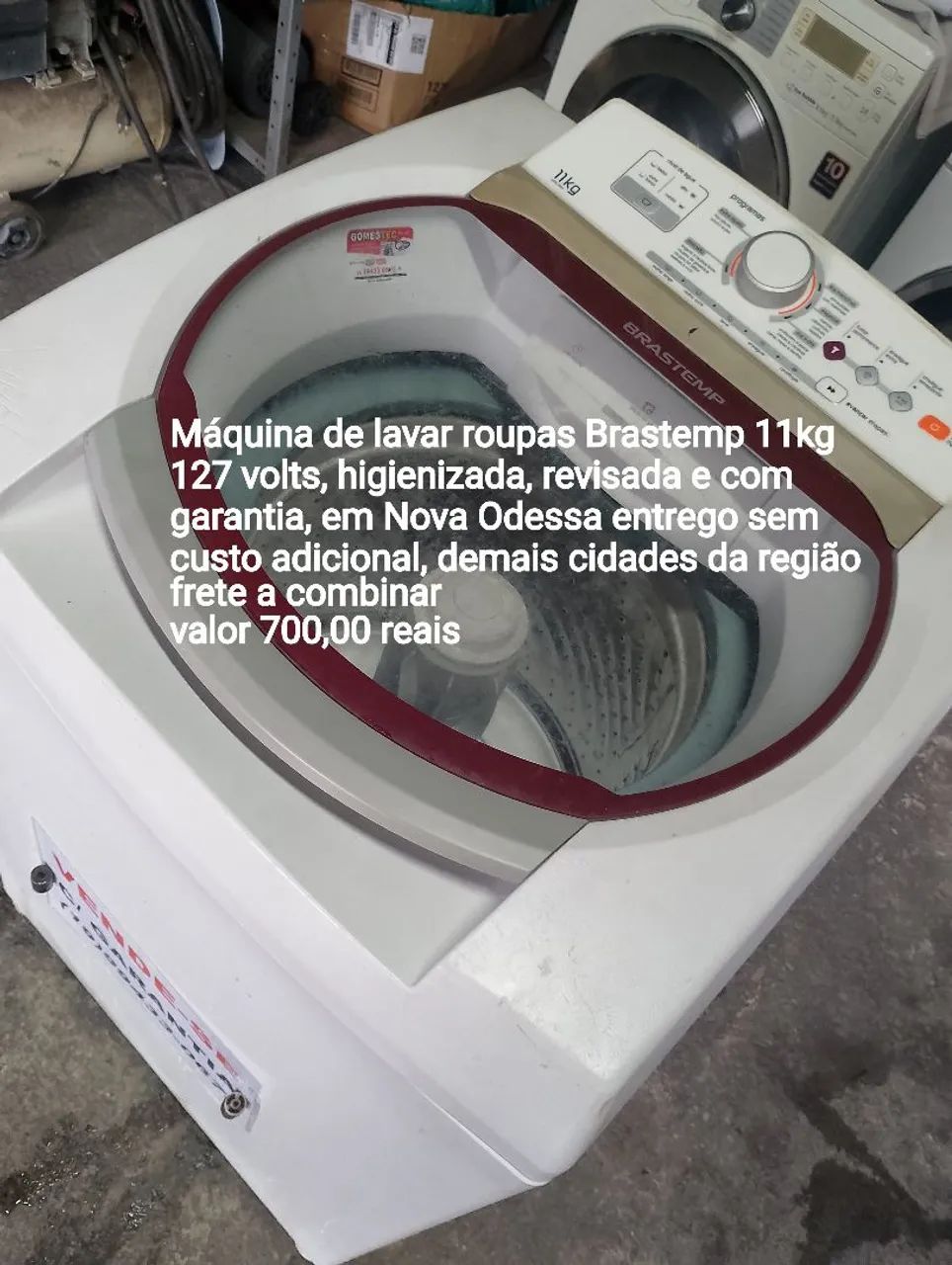 Máquina de lavar roupas 