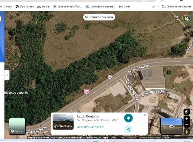 Lote comercial de 620m² em São Gonçalo do Rio Abaixo - Foto 3