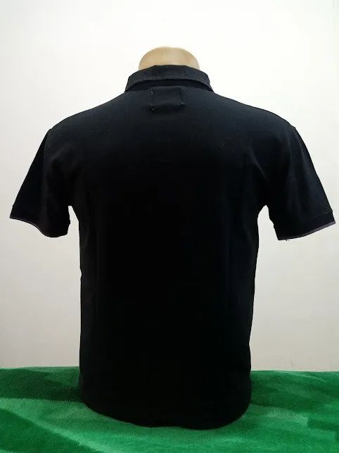 Camisa Polo Masculina Preta - Foto 2