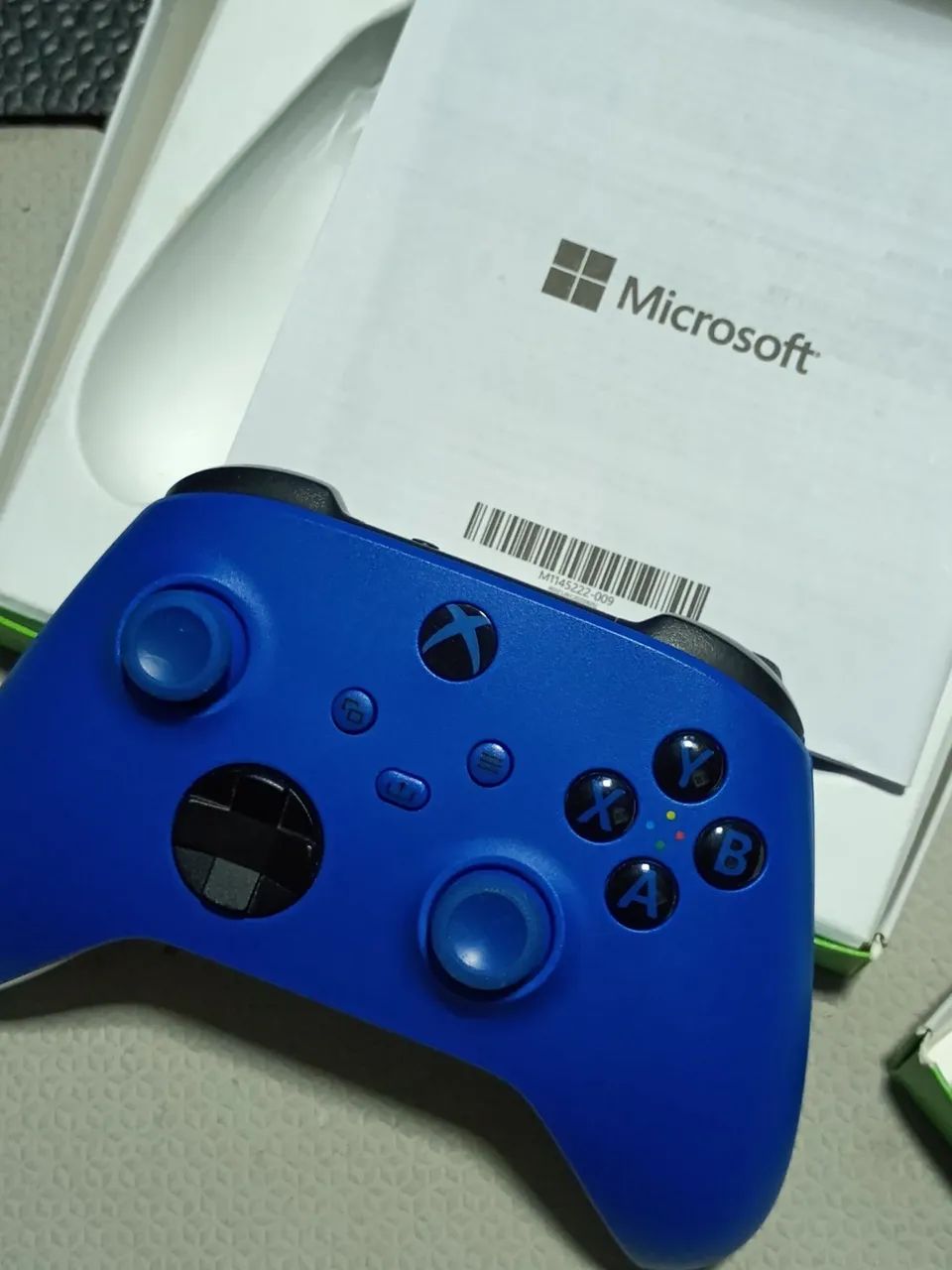 Controle Xbox Original Microsoft - Azul (Shock Blue)