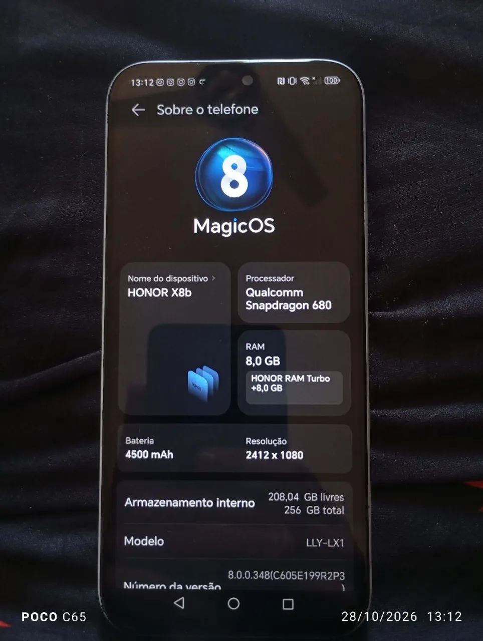 Celular Honor ,256 gb  - Foto 3