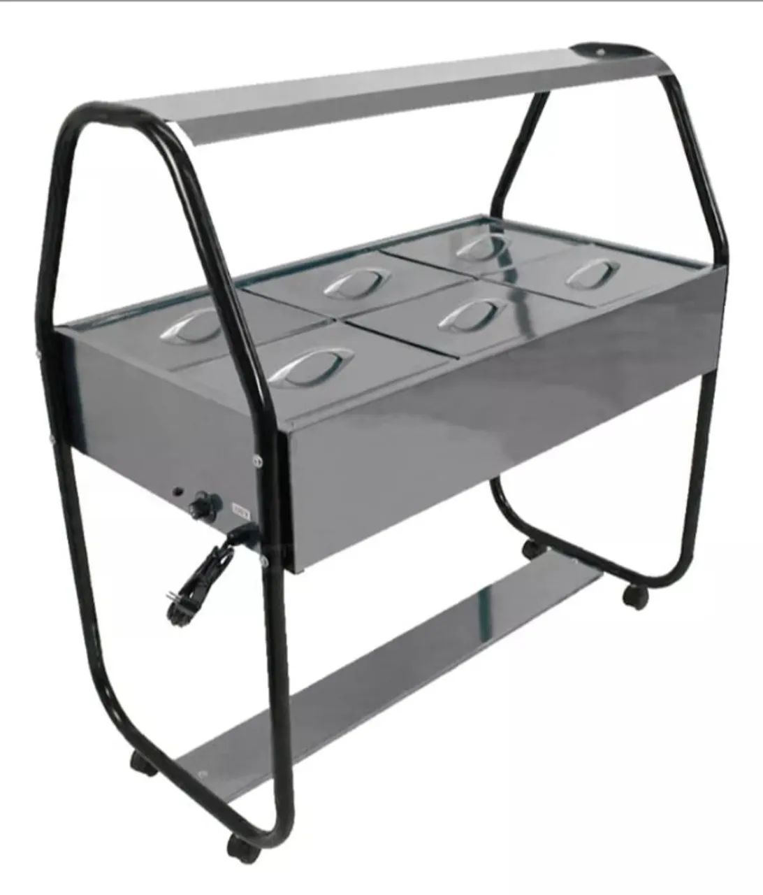 Buffet self service 6 cubas térmica de inox