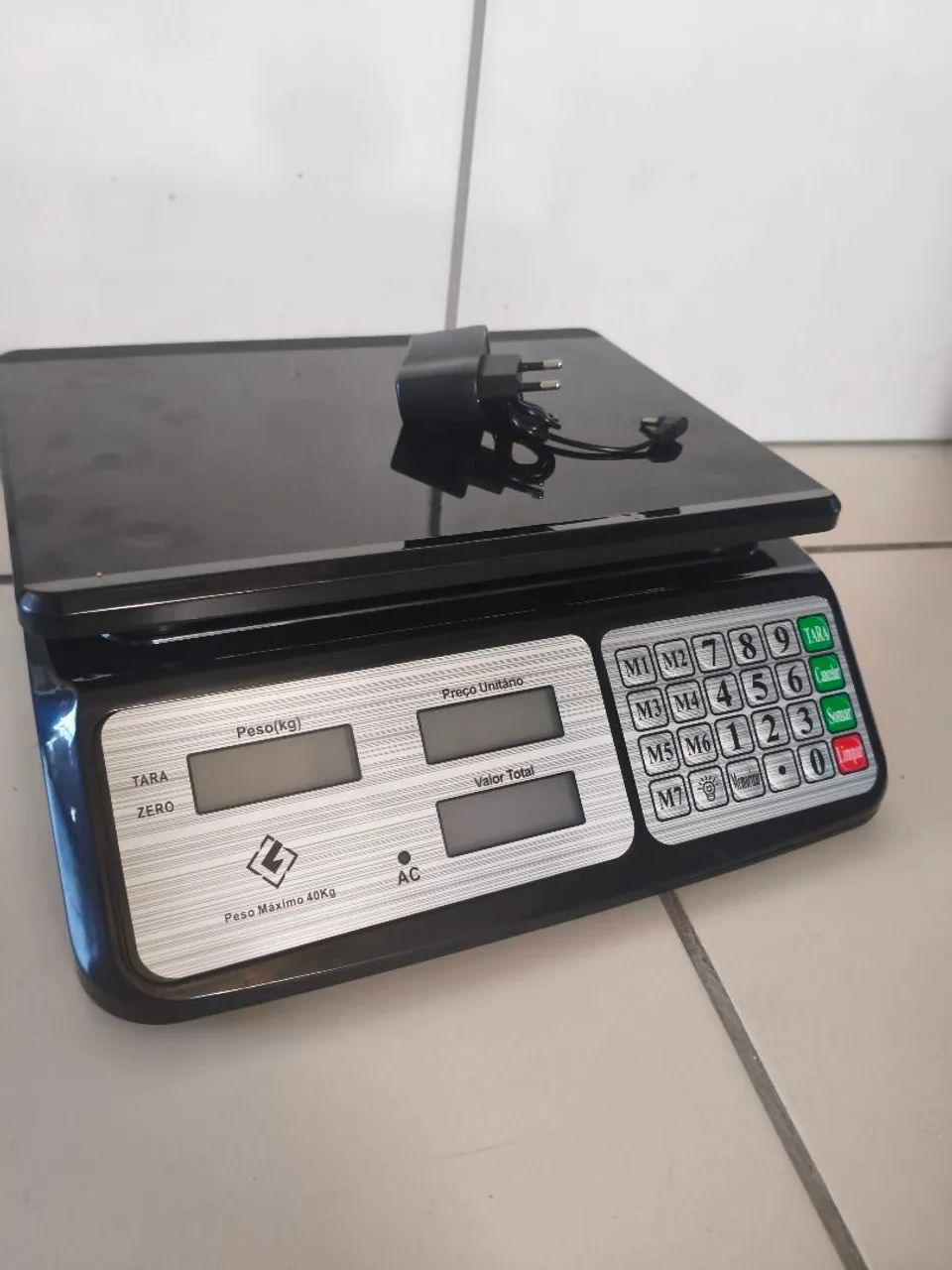 Balança digital 40 kg Black slim 