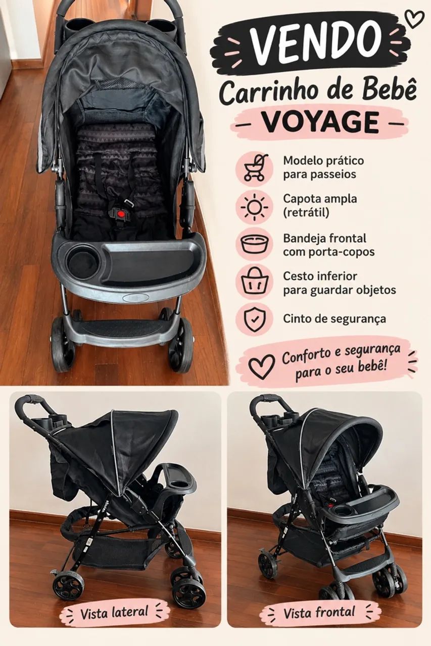 Carrinho de bebê  - Foto 5