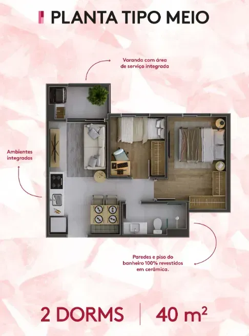PLANTA 40m²