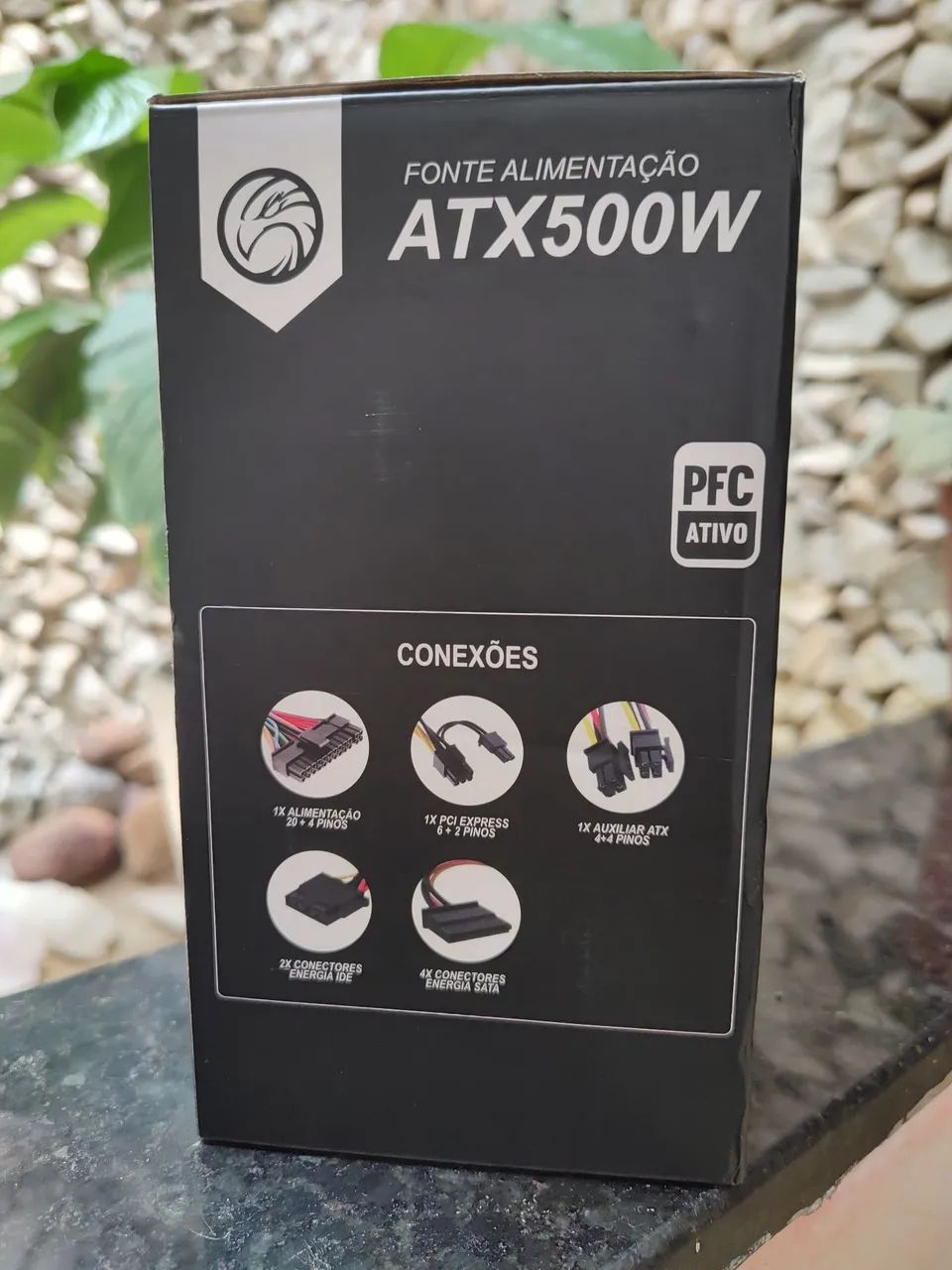 Fonte ATX BrasilPC 500W PFC Ativo Bivolt Automático  - Foto 2