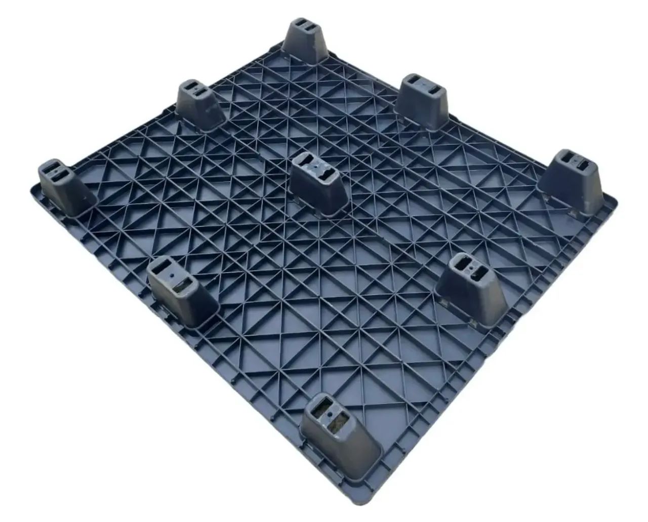 Palete Plástico Reforçado De Exportação 100x120x14cm (Usado)