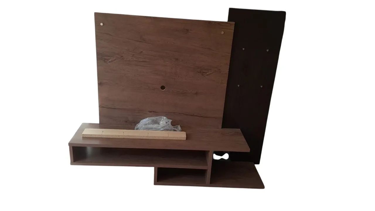 Painel tv de madeira 