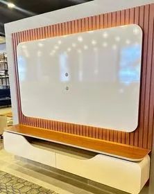 Painel Home para TV até 70 Polegadas Treviso Ripado 100% MDF com Led -  Fazemos Entregas!! - Foto 2
