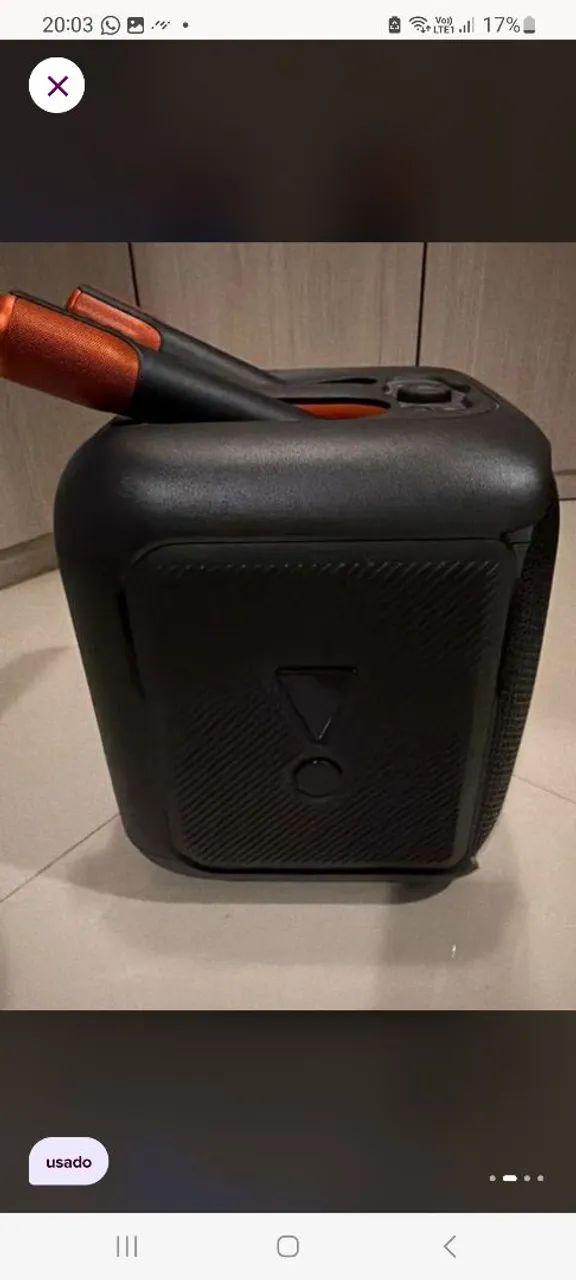 JBL Partybox Encore 1 (plus, com 2 microfones) - Foto 2