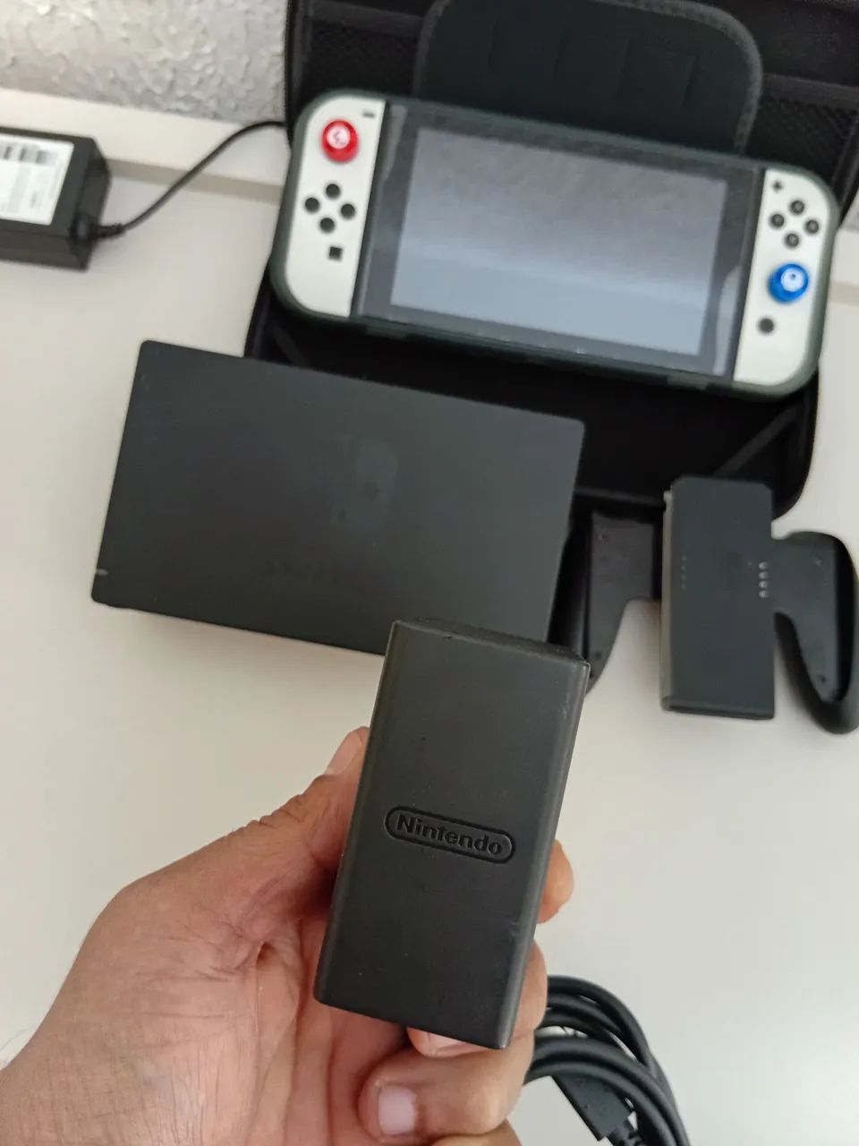 NINTENDO SWITCH V2 COMPLETO E COM JOGOS - Foto 4