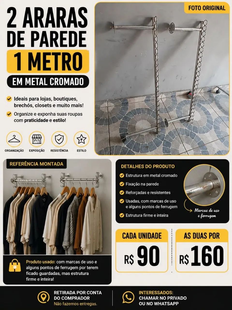 Coisas para loja de roupas  - Foto 5
