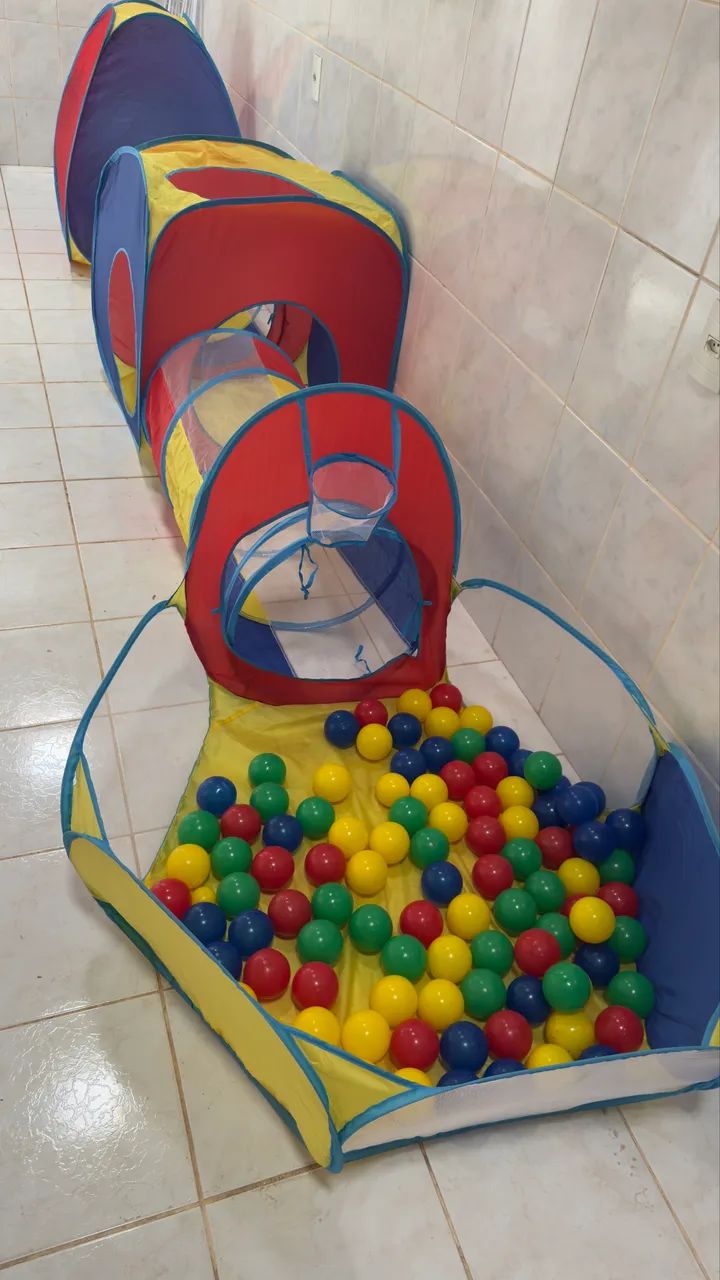 Barraca com piscina de bolinhas infantil  - Foto 3