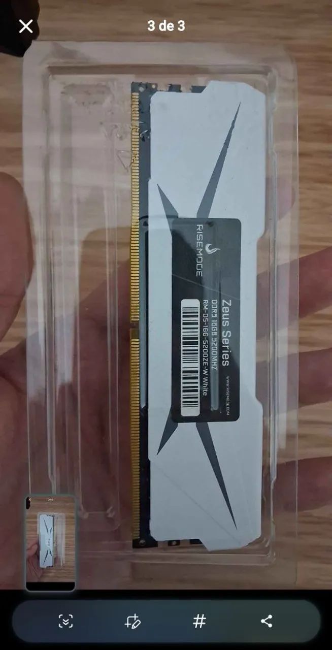 Memória RAM DDR5 16gb 