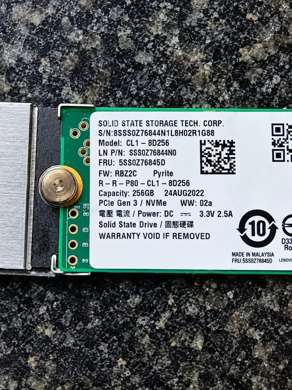 SSD M2 256 Lenovo