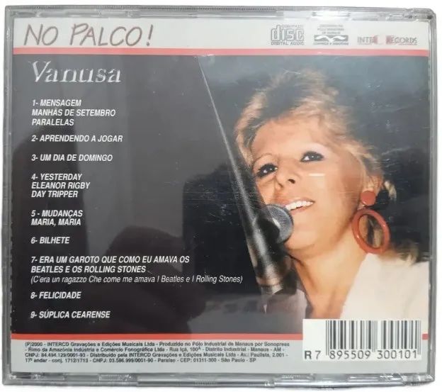 Cd Da Cantora Vanusa - No Palco!  - Foto 3